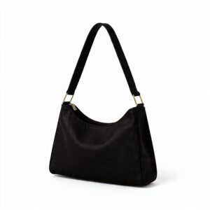 Dark Black Denim Handbag – Bold, Timeless & Effortlessly