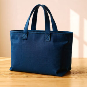 Blue Denim Handbag For Daily Use